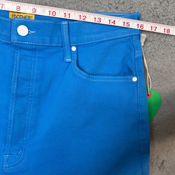 Mother Shorts The Tune Up Bona Fide Fray in Blue Aster Size 33 NWT Designer - Picture 6 of 13